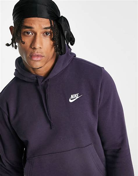 nike hoodie paars